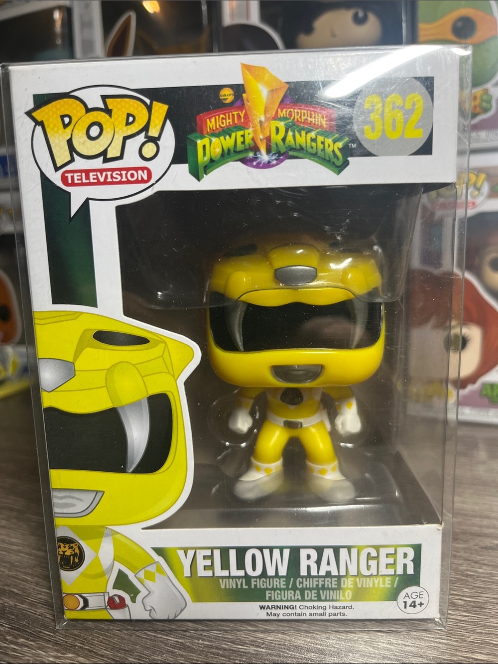Funko Pop! Yellow Ranger Vinyl Figure - Yellow, Black, White